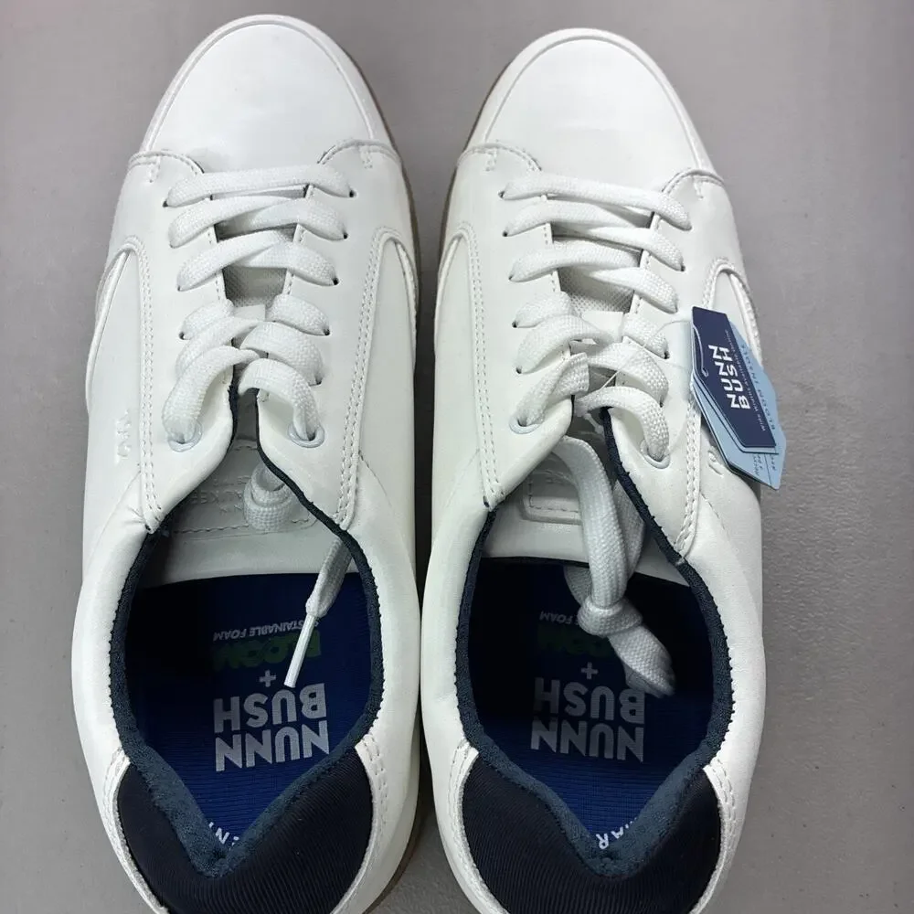 Nunn Bush Aspire White Lace-To-Toe Oxford Men’s Size 10 M Normcore Nurse Comfy